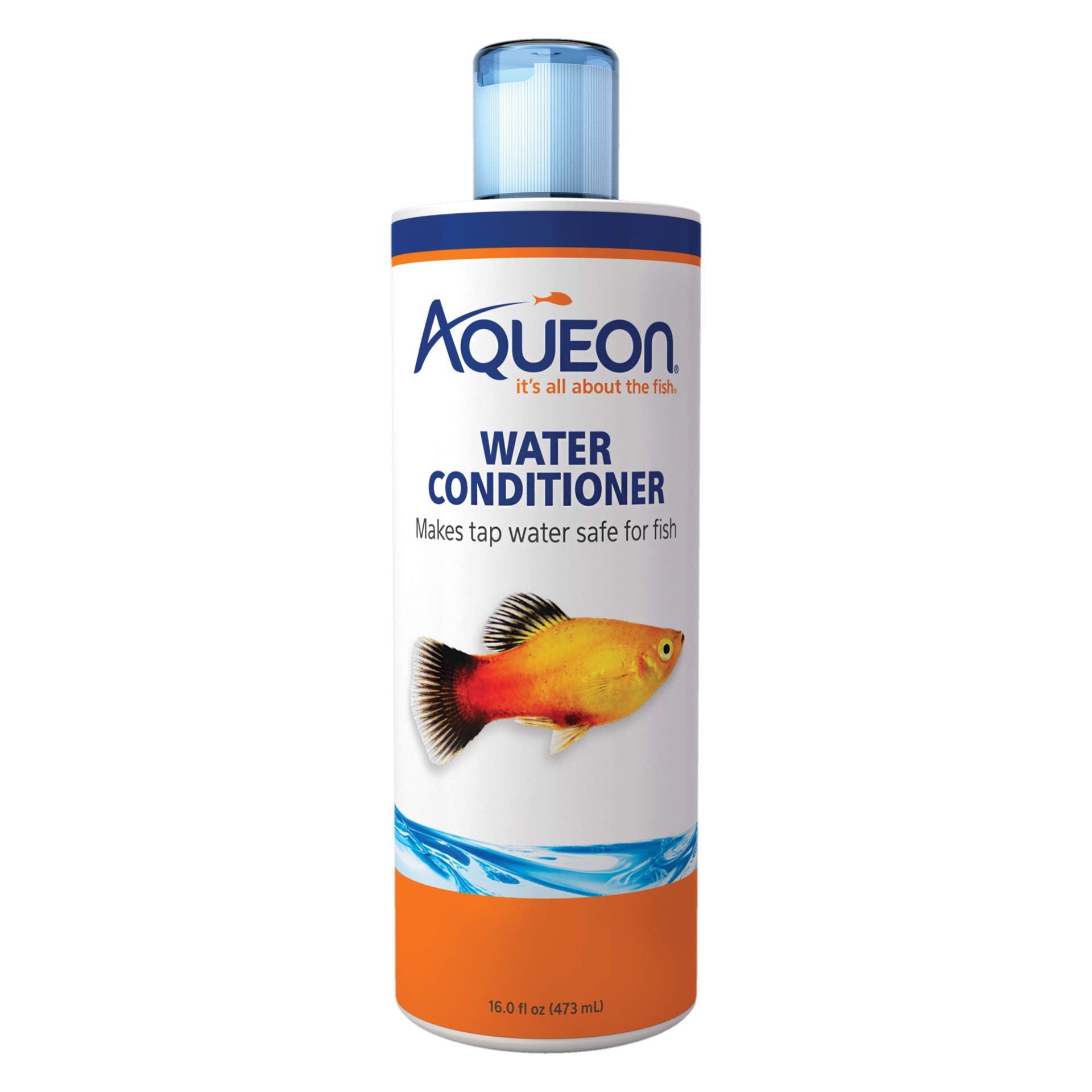 Aqueon Fish Tank Water Conditioner 16 ounces 2.5 x 2.5 x 8.4 – Shop Pets  Plus