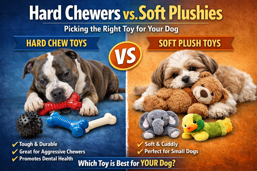 Hard Chewers vs. Soft Plushies: Picking the Right Toy for Your Dog 🐶