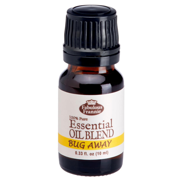 Bug Away 100% Pure, Undiluted Essential Oil Blend of Citronella, Lavender, Eucalyptus & Lemongrass 10Ml (Pack of 1)