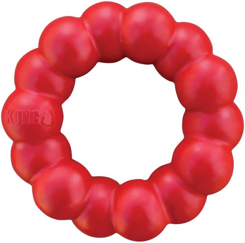 Ring - Natural Rubber Ring Toy for Healthy Chewing Habits - Chew Toy Supports Dog Dental Health - Dog Toy Supports Instincts during Playtime - for Medium/Large Dogs