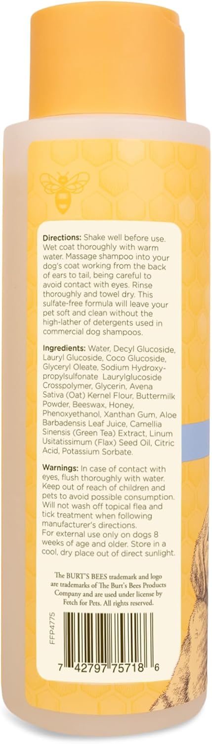 Tearless Puppy 2-In-1 Shampoo and Conditioner with Buttermilk and Linseed Oil, 2Pk, 95% Natural Origin Formulas, Best Gentle Shampoo for Puppies - Tear Free, 16 Oz - 6 Pack