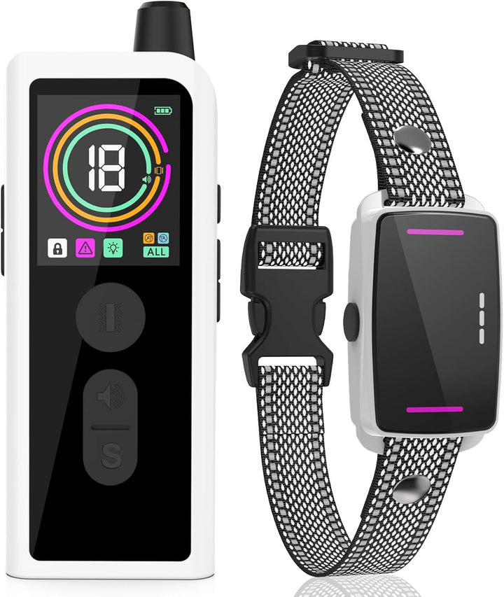 Dog Training Collar with Remote Control 4218 FT 3 Training Modes (Beep, Vibration, Safe Static) IPX7 Waterproof Rechargeable E-Collar for Small Medium Large Dogs 5-120Lbs
