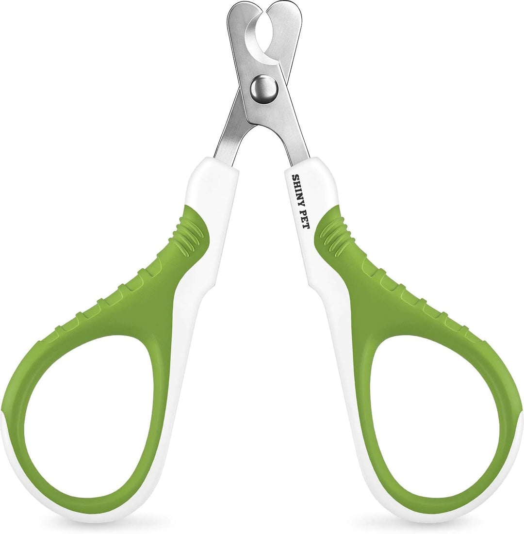 Pet Nail Clippers for Indoor Cats & Small Animals - Precision Angled Blades & Steady Grip - Ideal for Kittens Tiny Dogs Rabbits Birds - Nail Trimmer & Claw Scissors for Home Grooming - Ebook Guide