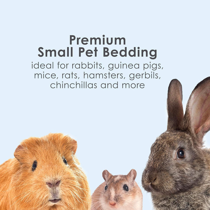 Clean & Cozy White Paper Bedding, Made for Small Animals, 100 Liters, Pack of 2