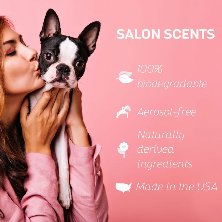 Salon Scents Pet Grooming Cologne - 8 Oz, Natural Professional Grade Perfume for Dogs and Cats, Spray, Long Lasting, Deodorizing, (Coconut and Pineapple)
