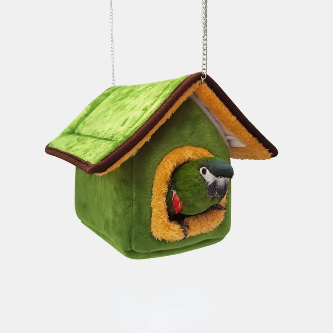 Winter warm bird nest house bed hammock for pet parrots and small birds.